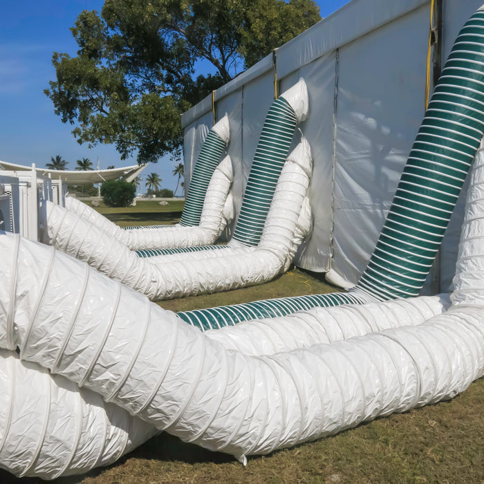 Enhance Tent Rentals and Military Tents with Midwest Hose & Specialty's AC and Heater Ducting